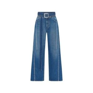 Jean Paul Gaultier Belted Denim Jeans Vintage Blue - NWT
